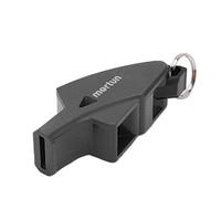 CHICIRIS Silbatos, Silbato Portátil para Exteriores con Sonido Fuerte y Dos Clips para Dedos para árbitros y Supervivencia (Black)