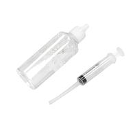 CHICIRIS Solución de Limpieza de Tinta, Fuerte Capacidad de Disolución para Cabezal de Impresión, Líquido de Limpieza de Tinte para Boquillas con Jeringa, para Impresora de Inyección de