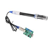 CHICIRIS Sonda de Electrodo de PH, Módulo de Sensor de Detección de Valor de PH con Conector BNC para Laboratorios de Piscinas de Acuarios, Lectura en Tiempo Real de Alta Precisión