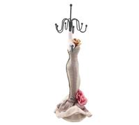 CHICIRIS Soporte de Exhibición de Joyería, Soporte para Collar con Estatuilla de Modelo de Moda para Pulsera de Anillo de Pendiente, Decoración del Hogar para Escaparate de Sala de Estar