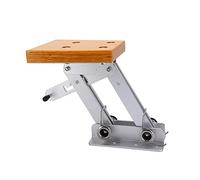 CHICIRIS Soporte de Motor Fueraborda, Tablero Marino de Aluminio Resistente Ajustable hasta 13,4 Pulgadas con Elevación Asistida por Resorte, para Motores de 2 Tiempos 7,5 20 Lanchas y