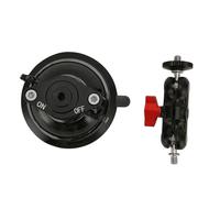 CHICIRIS Soporte de Ventosa para Cámara Brazo Articulado de Doble Bola Rotación Versátil Fuerte Potencia de Succión para Cámara de Acción Soporte de Zapata Fría Grabar el Proceso de