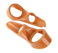 CHICIRIS Soporte para Altavoz, Soporte para Altavoz Coaxial de Plástico, 2 Piezas, de Cruce de Audio Electrónico para Automóvil de 3 Vías, a Prueba de óxido, Resistente Al Desgaste, Resistente a Altas