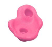 CHICIRIS Soportes para Escalada en Roca, 10 Empuñaduras Ergonómicas de PE con Tornillos Profesionales para Pared Interior y Exterior, Niños y Adultos (Pink)