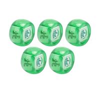 CHICIRIS South West North Dice 5 Piezas de Plástico con Mano de Obra Exquisita para Mahjong y Juegos Casuales, Tamaño de Bolsillo de 1,7 Pulgadas (#2)