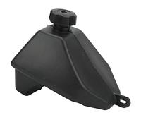 CHICIRIS Tanque de Gasolina ABS Negro, Repuesto para ATV Chino de 4 Tiempos, 50 , 70 , 90 , 110 , 125 , con Tapa de Tanque, para TaoTao Buyang Coolsport Lifan