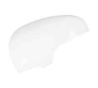 CHICIRIS Tapa de Espejo Retrovisor Tapa de Cubierta de Espejo ABS Blanco Sin Pintar Fácil de Instalar Protección Resistente a la Intemperie para Automóviles con Luz de Señal de en el (Izquierda