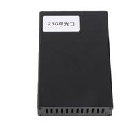 CHICIRIS Tarjeta de Red de Alta Velocidad 25 G de Aluminio Enchufe y Juego de Aleación de Aluminio para OS X, Tarjeta de Red SFP Portátil de USB4 (Puerto único)