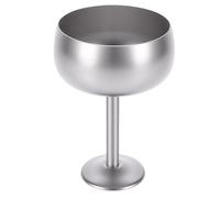 CHICIRIS Taza para Helado Versátil de Acero Inoxidable, Elegante Cuenco para Servir Postres y Ensaladas para el Hogar y Fiestas, 230g