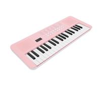 CHICIRIS Teclado Electrónico de 37 Teclas, Piano Digital Multifuncional con 200 Tonos 200 Ritmos 35 Demostraciones, para Principiantes y Jugadores Experimentados (Rosáceo)