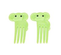 CHICIRIS Tenedores Lindos de las Selecciones de la Fruta de la Comida de los Animales de la Historieta, con el Diseño del Mini Brote para la Decoración del Almuerzo de los Niños (Como se muestra)