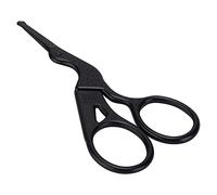 CHICIRIS Tijeras para Bordar Vintage - Tijeras con Diseño de Grúa para Costura y Bordado, Pequeñas de Acero Inoxidable, 1 Pieza (Tijeras grulla cabeza redonda negra)