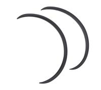 CHICIRIS Tira de Cejas para Ruedas, Protectores de Goma para Dolores de Ruedas de Coche, 72 Cm de Longitud, Ajuste Universal para la Mayoría de los Vehículos (Estilo de Fibra de Carbono)