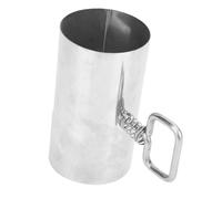 CHICIRIS Tubo de Estufa con Compuerta, Construcción de Acero Inoxidable 304, Extracción Eficiente de Humos, Control Giratorio para Estufas de Leña y Chimeneas (S)