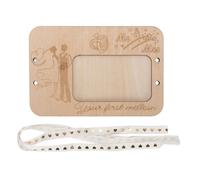 CHICIRIS Unique Your First Million - Monedero de Madera para Efectivo, Adorno de Escritorio Ecológico con Hermosa Veta de Madera, Regalo de Boda de Cumpleaños Ideal para Diversas (Tipo de pareja)