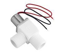 CHICIRIS Válvula Solenoide de Impulsos Eléctricos de Plástico, Válvula de Control de Agua de 1/2 Pulgada G con Impulsos Positivos y Negativos, para Purificación de Agua en Sanitarios,