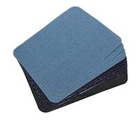 CHICIRIS Venta Al por Mayor 12 Parches Autoadhesivos para Ropa, Conjunto de Mezclilla Cuadrado, Parche de Rodilla para Reparación y Decoración de Ropa, Conjunto de Accesorios de Esenciales para