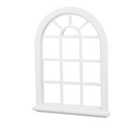 CHICIRIS Ventana de Puerta de Casa de Muñecas con Uso Versátil, Materiales de, Diseño Intrincado, Eleva Tu Casa de Muñecas y Agrega un Toque de Individualidad a Tu de, Madera Tradicional