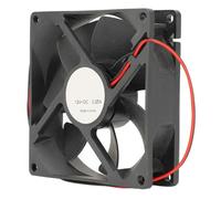 CHICIRIS Ventilador de Escape de Alto Rendimiento, 12V, Diseño Duradero | Rodamientos de bolas dobles, bobina de cobre, baja vibración, respetuoso con el medio ambiente, ideal para bricolaje.
