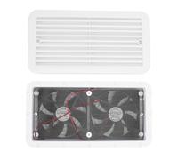 CHICIRIS Ventilador de Ventilación Lateral para RV ABS, Ventilador de Ventilación para RV, 24 V, 5 W, 4500 RPM, 3,³ Min, Ajuste Manual del Flujo de Aire para Autocaravana, Remolque, Yate, Baño, Cocina