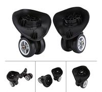 CHICIRIS Vuelas de Reemplazo de Ruedas de Equipaje Rueda de Reemplazo de Universales 2 Piezas PVC PVC Durable Ligera Fácil de Instalación Fácil para Maleta