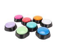 CHICIRIS Zumbador de Entrenamiento de Mascotas con Botón de Voz de Grabación Clara de 30 Segundos para Comunicación Entre Perros y Mascotas, Juegos de Fiesta-8PCS Zumbador de Entrenamiento para