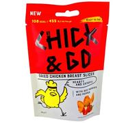 Chick & Go rebanadas de pechuga de pollo secas con pimiento y pimienta 30 g