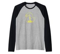 Chick Holding Knife For Your Crazy BFF Camiseta Manga Raglan