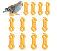 Chick Leg Hobbles, 12 piezas Chicks Splint Brace for Stable Alinement, Adjustable Livestock Health Supplies for Poultry Care, Essential Recovery Aid Newly Hatched Chicken Duck