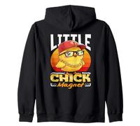 Chick Magnet Funny Baby Chicken Cool Gafas de Sol para niños Sudadera con Capucha