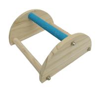 Chick Perch Brooder, Training Bird Stand, 7,68 x 7,09 pulgadas Multi Functional Wooden Gym Stand, Triangle Ladder for Large Birds, Macaws, and Coop Accessories