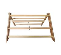 Chick Perch, Wooden Chicken Standing, Interactive Jungle Gym Roosting Bar, Sturdy, Safe for Large Birds, Parrots, Macaws, and Hens, Promoting Exercise, 14.57x12.6x7.87 Inches
