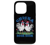 Chicka Boom Boom Diversión Patriótica Gallo Carcasa para iPhone 13 Pro