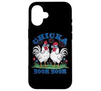 Chicka Boom Boom Diversión Patriótica Gallo Carcasa para iPhone 16
