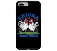 Chicka Boom Boom Diversión Patriótica Gallo Carcasa para iPhone 7 Plus/8 Plus