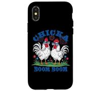 Chicka Boom Boom Diversión Patriótica Gallo Carcasa para iPhone X/XS