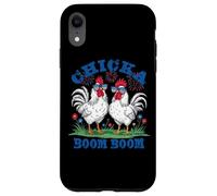 Chicka Boom Boom Diversión Patriótica Gallo Carcasa para iPhone XR