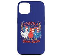 Chicka Boom Boom Divertido 4 de Julio Pollo Patriótico Carcasa para iPhone 13
