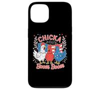 Chicka Boom Boom Divertido 4 de Julio Pollo Patriótico Carcasa para iPhone 13