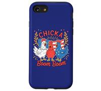 Chicka Boom Boom Divertido 4 de Julio Pollo Patriótico Carcasa para iPhone SE (2020) / 7 / 8