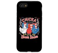 Chicka Boom Boom Divertido 4 de Julio Pollo Patriótico Carcasa para iPhone SE (2020) / 7 / 8