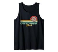 Chickahominy Blood Retro Sun - Tocado Indio Americano Camiseta sin Mangas