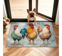 Chicken Alfombra 60x90cm, Rooster Alfombras for Bedroom