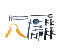 Chicken Arms - 3D Printed Funny Soldier Action Figure Props, Chickens Hands Neck Weasr Toy | For Parties Photoshoots Pranks Cosplay Enrichment Toys Role Play and Others