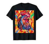 Chicken Art Crazy Chicken Gifts for Men Women Kid Boy Family Camiseta