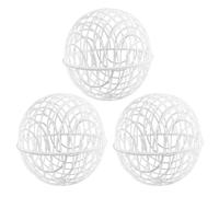 Chicken Balls Cage, 3 Piece Habitat, Movable Poultry Fixture with Secure Build, Outdoor Utility with Easy Setup, 7.09x7.09x7.09 Inches Farm Accessory, Housing Enclosure for Yard Grazing Pasture Range