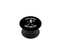 Chicken Cluck Around and Find out Funny Rooster PopSockets PopGrip Adhesivo