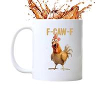 Chicken Coffee Mug - Double-Glazed Cerámica Material | Funny Animal Drinkware And Poultry Themed Cup | Novelty Gift For Birthday Christmas Easter Celebration Farm And Kitchen Use
