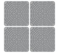 Chicken Coop Nesting Pads, Egg Laying Bedding, 30.5x30.5cm, Silicone Soft Cushion, Washable Elastic Mat, Set of Four for Hen Roosting Brooder Ducks Comfortable Nest Use
