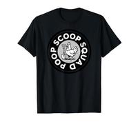 Chicken Coop Poop Scoop Squad Funny Poultry Breeder Camiseta gráfica económica, Hombre, Negro, S